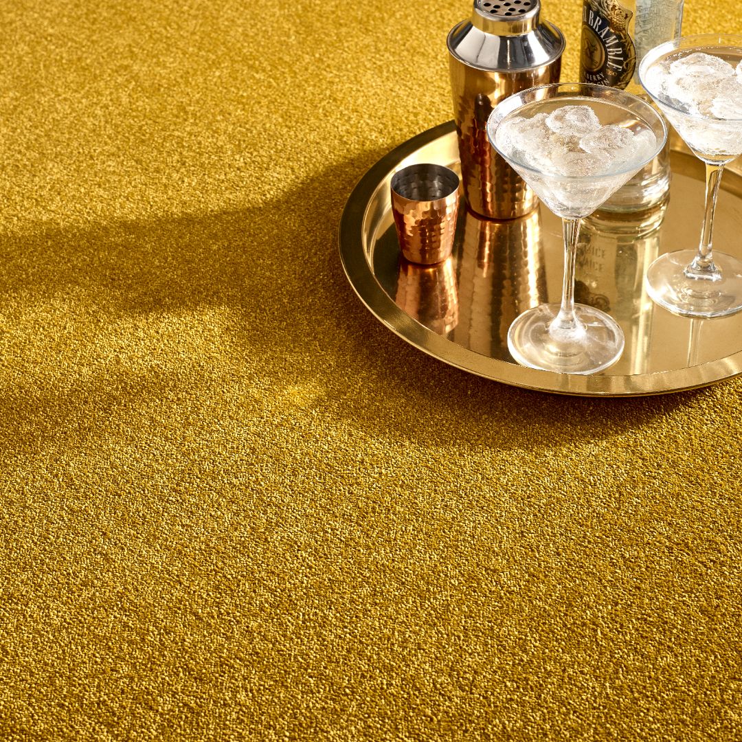 Abingdon Stainfree Caress - Old Gold Carpet