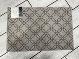 Soft Polyester Door Mat - Grey - 40cm x 60cm